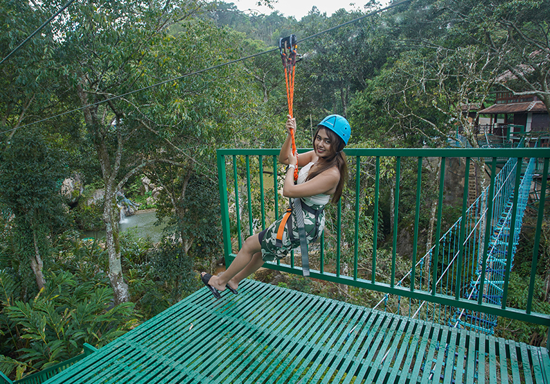 zipline in Munnar